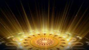 Футаж   Золотой, магический круг