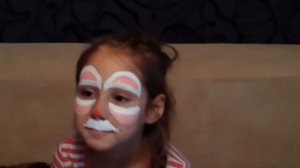 Аквагрим ЗАЙЧИК за 5минут по шагово  Face painting BUNNY in5 minutes Мастер-класс от Супер Сестрено