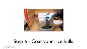 Making Homemade Black Powder Coated Rice Hulls for Fireworks