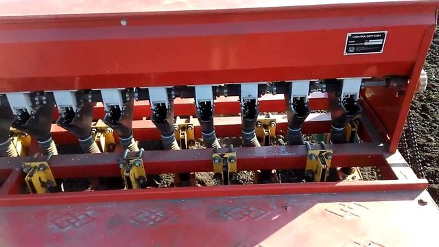 Сеялка для минитрактора (посев озимой пшеницы) смотреть онлайн