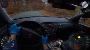 Mercedes Benz E430 T w210 (1999) POV Top Speed Autobahn #FullSend