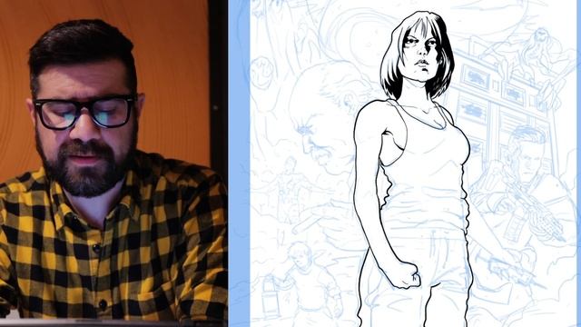 Drawing an Image Comics Pinup смотреть онлайн