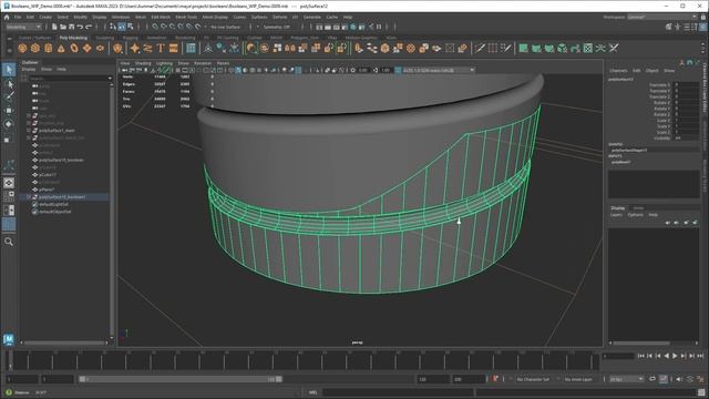 Maya 2023 Live Boolean: Is it as good as Blender's Boolean?