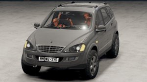 Разрушительный краш-тест SSANGYONG KYRON с манекенами в BeamNG.drive