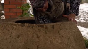 TRADITIONAL AZERBAIJANI BREAKFAST - Tandoori Bread and Eggs