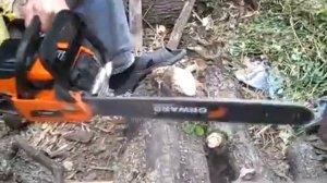 Бензопила цепная Forward FGS-5204 в работе