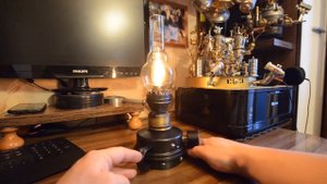 Светильник из керосиновой лампы...