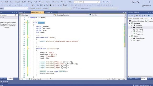 52. Modificadores de acceso (public, private, protected, internal) - Curso C# desde Cero смотреть онлайн