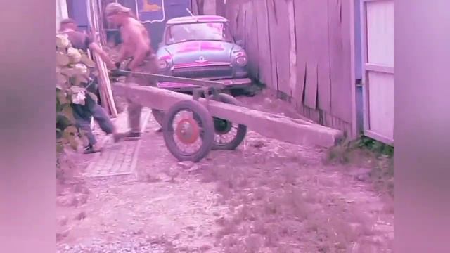 Тележка для перевозки бревна