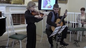 Боккерини Менуэт гитара Илия Ковалев срипка Виктор Ковалев