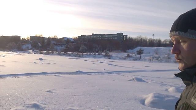 Река Нива в Кандалакше. смотреть онлайн