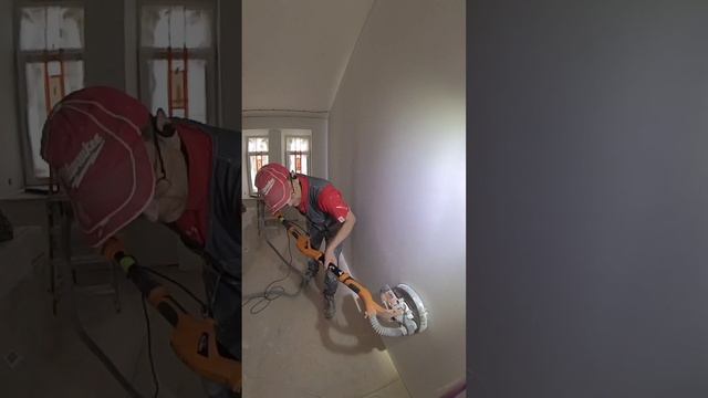 Шлифование без пыли. #РемонтСеверодвинск. смотреть онлайн