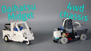 Lego Daihatsu midget MOC
