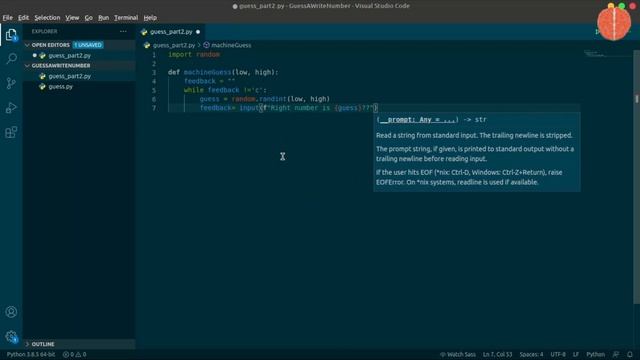 Python fun project | Guess the right number | Part-2
