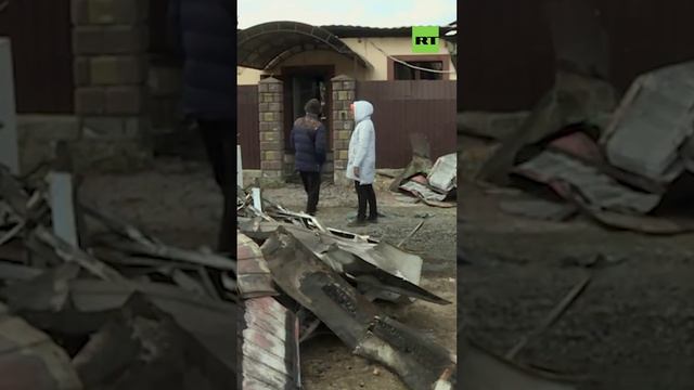 Ущерб от ракет ВСУ «Точка-У» в жилом секторе в Запорожье