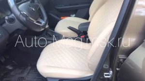 Чехлы на Рено Аркана из экокожи с ромбом | Фабрика Автопилот | Установка с выездом мастера