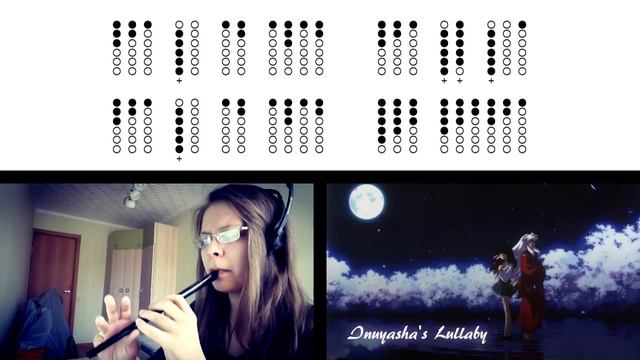 Inuyasha's Lullaby - Tin Whistle and Bansuri cover смотреть онлайн