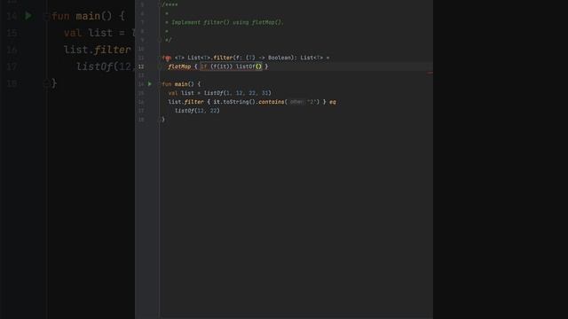 Kotlin - flatmap vs filter super easy programming