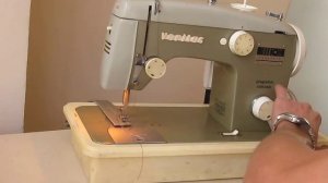 Sewing machine Швейная машина Veritas 8014/25-2 test Стропа в 4 слоя