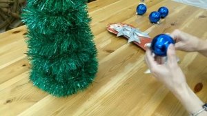 Мастер класс - ёлочка из мишуры.mp4