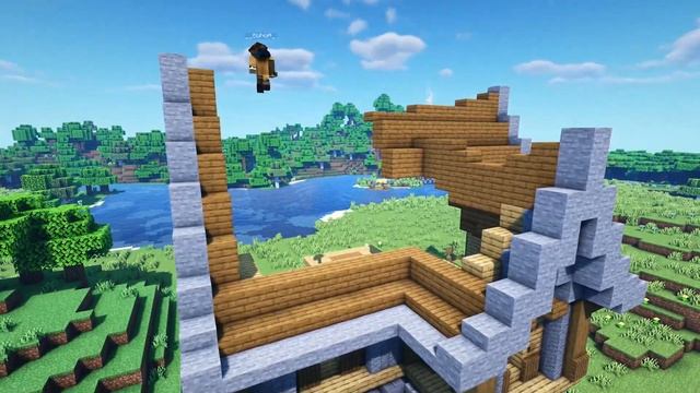 КАК ПОСТРОИТЬ СРЕДНЕВЕКОВЫЙ ДОМИК В MINECRAFT?
