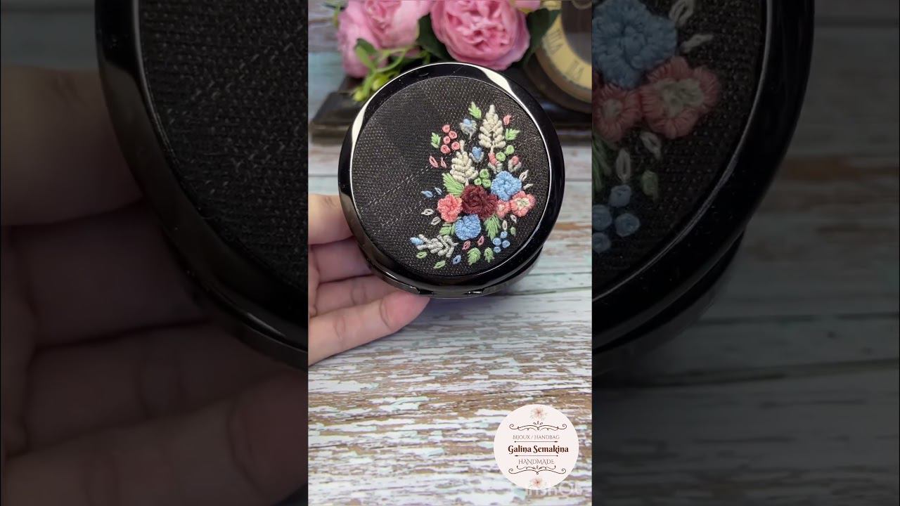 #подарок #зеркальце #вышивка #embroidery смотреть онлайн