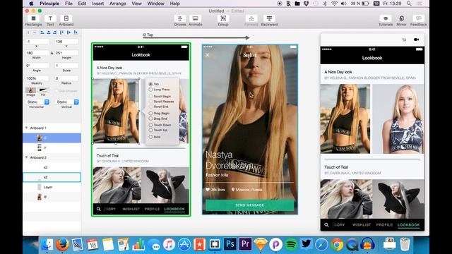 UX  Screen Transition | UI UX Animations with Principle & Sketch part 2