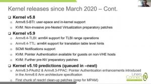 LVC20 108 Arm64 Linux Kernel Architecture update