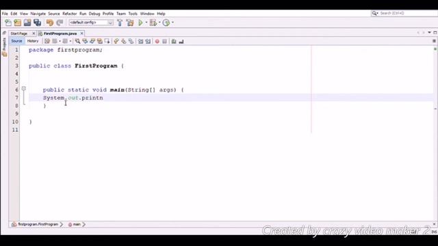 Basic Java Program(Printing Hello World) смотреть онлайн