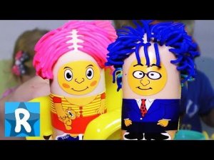 ★ ПАРИКМАХЕРСКАЯ и Пластилин Плей До. Распаковка набора. Play-Doh Incredible hairstyles