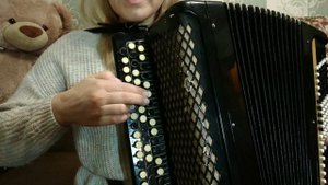 "Ніч яка місячна" разбор на баяне