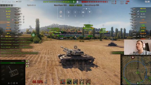 Обзорный Гайд t54e1 I World of Tanks I Мутный хомяк