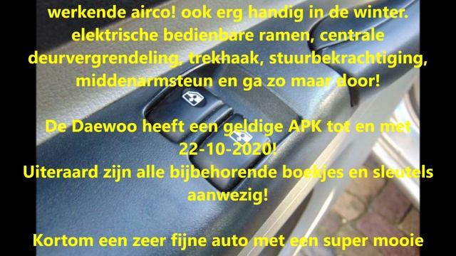 Vree Car Trading. Daewoo Tacuma 1.8 SE  VERKOCHT