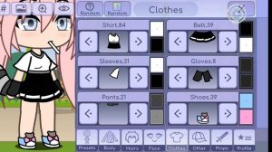 делаем скин девочки в гаче... приложение называется gacha life