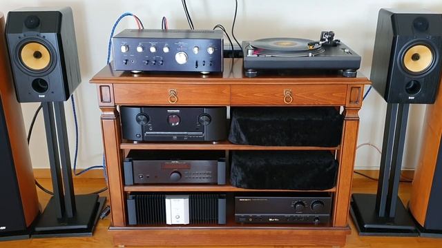 SANSUI 5900 - B&W CDM1 se - Technics SL 1210 MKii смотреть онлайн