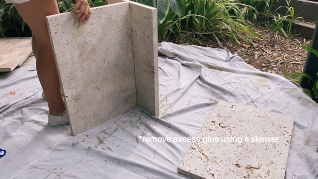How to make a travertine side table out of pavers (for $56!) смотреть онлайн
