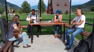 Гимн фестиваля "Вотэтно" | Репетиция |Алтай, турбаза Талда