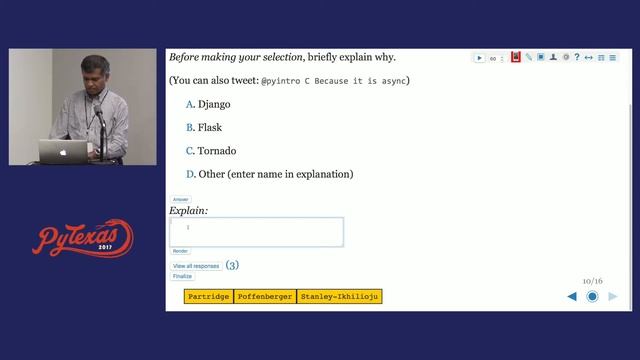 Ramalingam Saravanan - Slidoc: A Pythonic Learning Management System (PyTexas 2017) смотреть онлайн