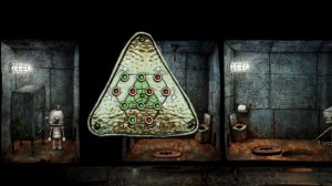 Я прошёл головоломку с треугольником в игре Machinarium