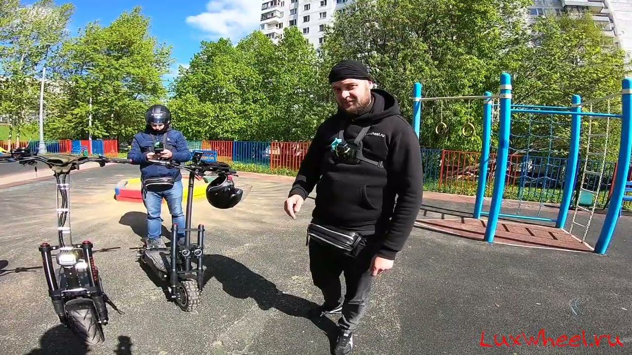 Тест максимальной дальности пробега электросамокат Kugoo GX, Yokamura G, Ultron T11 plus смотреть онлайн