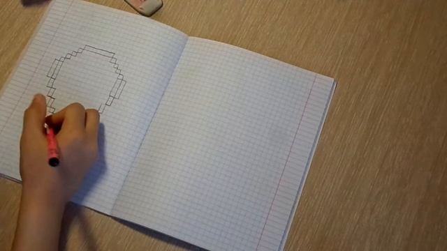 Рисование собачки по клеткам 1 часть смотреть онлайн