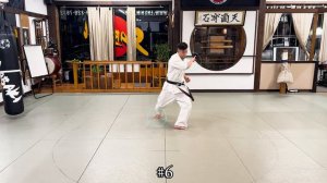 Эншин Каратэ Иото Ниномиа Ао Оби но ката