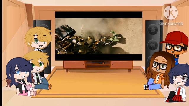 MLB/Miraculous Ladybug react to Transformers Revenge of the Fallen Devastator attacks смотреть онлайн