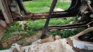 Готовим кузов к сварке. ИЖ Ода 2717 . Будет жить.