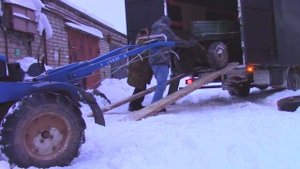 Вот почему я купил тяжелый мотоблок с активной фрезой! Выгрузка