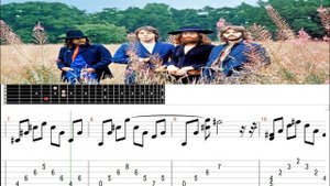 For easy guitar.  The Beatles  -  Because.  Introduction  + Tabs