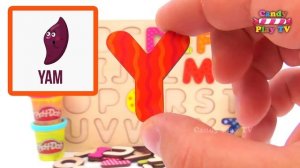 Huge M&M's Surprise Egg with Alphabet | Learn Alphabet from A to Z | ABC Party Fruits and Vegetable