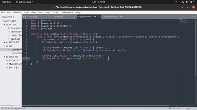 Create a Login System in Servlet and JSP with Mysql