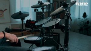 avatar E-drums SD61-4 Electric Drum Kit, Kit & Demo