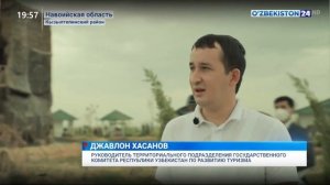 Открытие нового курорта «Silk Road Family Resort» на побережье озера Тудакуль в Навоийской области